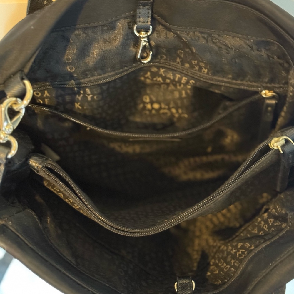 EUC: Kate Spade Blake Avenue Loden Nylon Crossbody Handbag - Black - Picture 4 of 9